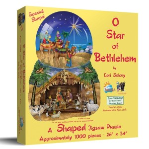 SunsOut: O Star of Bethlehem (1000) shaped puzzel