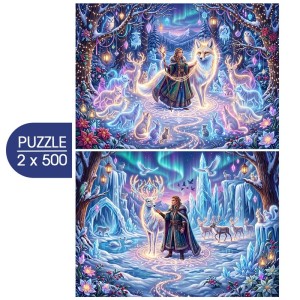Bluebird: Winter Enchantment (2x500) winterpuzzels