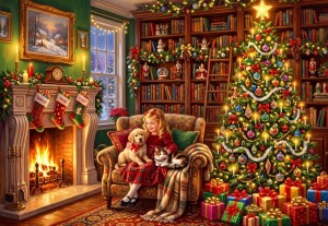 Bluebird: A Merry Christmas (1000) kerstpuzzel