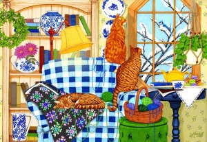 Alipson: Cozy Winter Cats (1000) kattenpuzzel