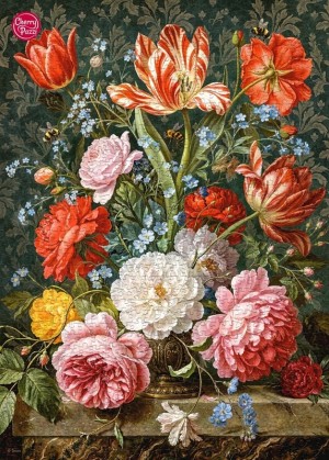 Cherry Pazzi: Nocturne of Flowers (1000) verticale puzzel