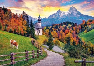 Trefl: Bavarian Alps in Autumn (2000) herfstpuzzel