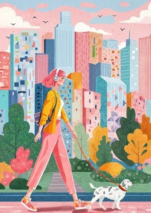 Cherry Pazzi: City Vibes (300XL) verticale puzzel