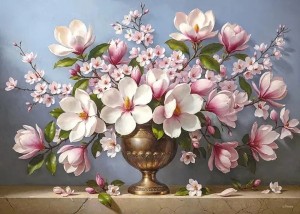 Cherry Pazzi: Magnolia Elegance (1000) legpuzzel