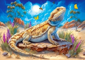 Castorland: The Lizard King (500) legpuzzel