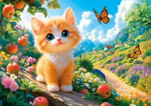 Castorland: Kitten's Walk (500) kattenpuzzel