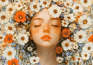 Castorland: Spring Girl (500) legpuzzel