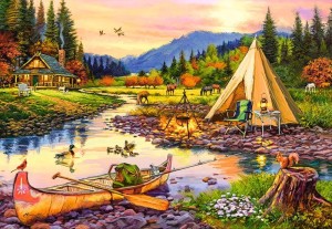 Castorland: Gold Creek (1000) legpuzzel