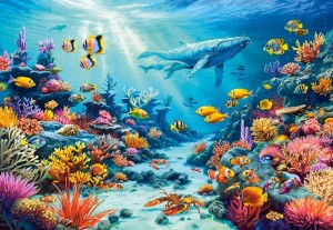 Castorland: Coral Village (1500) legpuzzel
