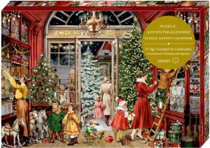 Coppenrath: Puzzle Adventskalender - Nostalgic Christmas Shop (1000) kerstpuzzel