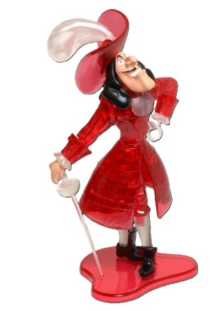 Eureka: Crystal Gallery Disney Captain Hook (39) 3D puzzel
