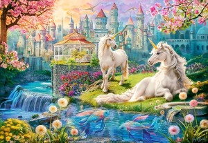 Castorland: Reign of the Unicorn (1500) legpuzzel