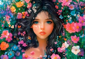 Castorland: Summer Girl (1000) legpuzzel