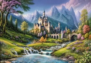 Cherry Pazzi: Fairy Castle (500) legpuzzel
