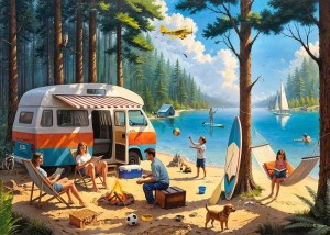 Cherry Pazzi: Camp and Calm (300XL) legpuzzel