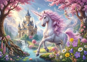 Cherry Pazzi: Unicorn Fairyland (300XL) legpuzzel