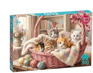 Cherry Pazzi: Basket Full of Love (300XL) kattenpuzzel