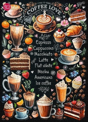 Cherry Pazzi: Coffee Time (1000) verticale puzzel