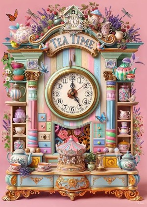 Cherry Pazzi: A Cup of Time (1000) verticale puzzel