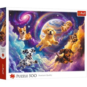 Trefl: Space Puppies (500) hondenpuzzel