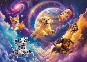 Trefl: Space Puppies (500) hondenpuzzel