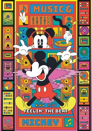 Trefl: Feelin' the Beat with Mickey Mouse (1000) verticale puzzel