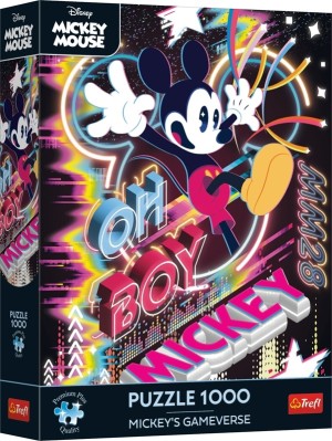Trefl: Mickey's Gameverse (1000) verticale puzzel