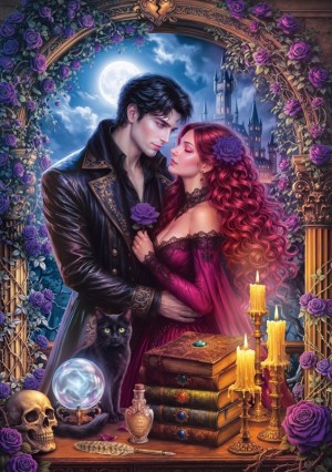 Trefl: Gothic Love (1000) verticale puzzel