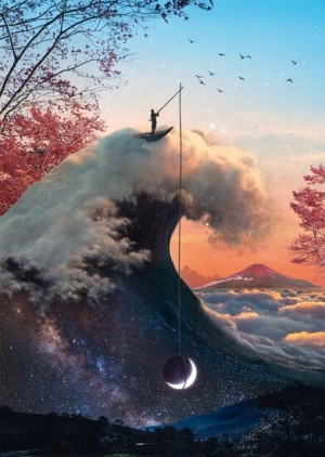 Schmidt: Beyond the Horizon (1000) verticale puzzel