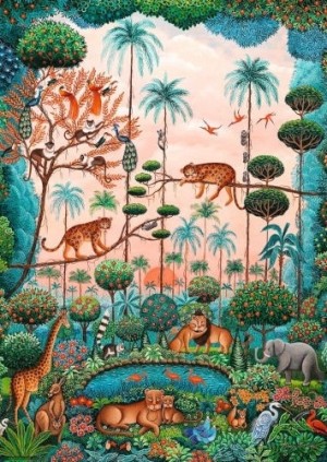 Heye: Exotic Garden - Enchanted Paradise (1000) verticale puzzel