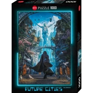 Heye: Future Cities - Sentinel (1000) verticale puzzel