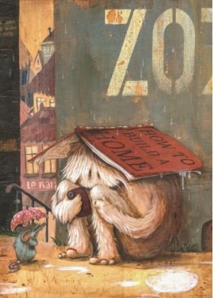 Heye: Zozoville - Build a Home (1000) verticale puzzel