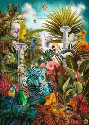 Heye: Fauna Fantasies - Leopardise (1000) verticale puzzel