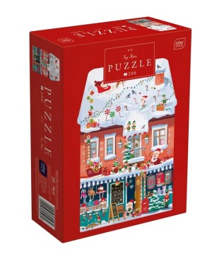 Interdruk: Toy Store (200) shaped kerstpuzzel