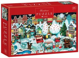 Interdruk: Frosty Town (1000) kerstpuzzel