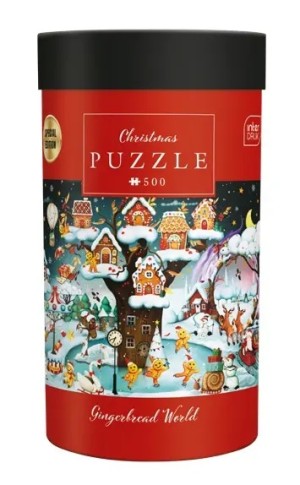 Interdruk: Gingerbread World (500) kerstpuzzel