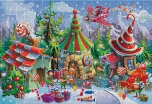 Interdruk: Elf Village (250) kerstpuzzel