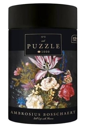 Interdruk: Ambrosius Bosschaert - Still Life with Flowers (1000) verticale puzzel