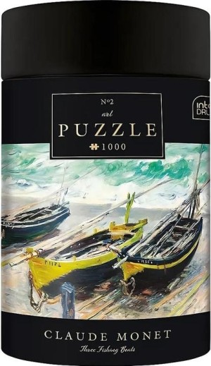 Interdruk: Claude Monet - Three Fishing Boats (1000) kunstpuzzel