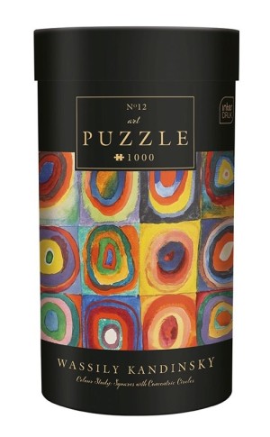 Interdruk: Colour Study Squares with Concentric Circles (1000) kunstpuzzel