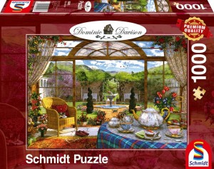 Schmidt: Uitzicht vanuit de serre - Dominic Davison (1000) legpuzzel