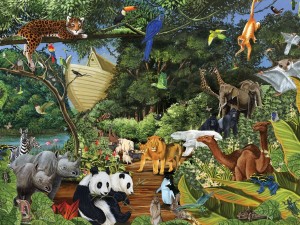 Cobble Hill: Noah's Gathering (350) Familypuzzel