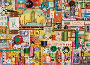 Cobble Hill: Sewing Notions - Shelley Davies (1000) puzzel