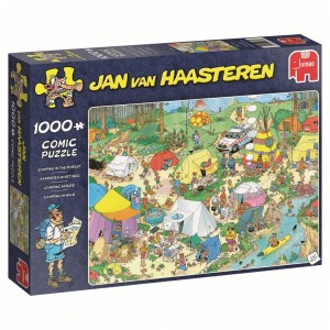Jan van Haasteren: Kamperen in het bos (1000)