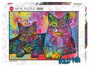 Heye: Jolly Pets - Devoted 2 Cats (1000) legpuzzel