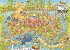 heye funky zoo australian habitat legpuzzel