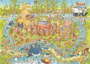 heye funky zoo australian habitat legpuzzel