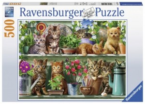 Ravensburger: Katjes in het rek (500) legpuzzel