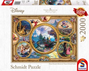 Schmidt: Thomas Kinkade - Disney Collage (2000) legpuzzel