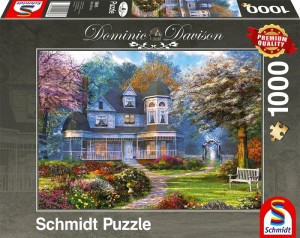 Schmidt: Dominic Davison - Victoriaans huis met erf (1000) legpuzzel